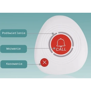 Przycisk wodoodporny dwu klawiszowy M2 biały