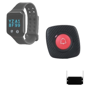 Bazowy zestaw przywołania ze wzmacniaczem ( 1 zegarek + 1 przycisk + 1 wzmacniacz )