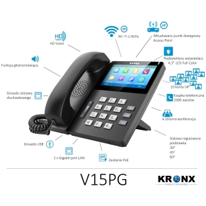 Telefon Voip Kronx V15PG