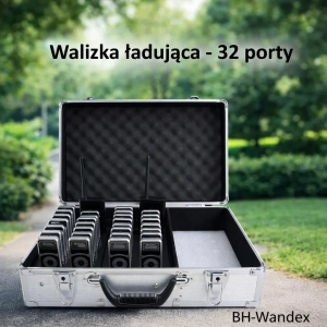 Bezprzewodowy System Przewodnicki Retekess T130P + T131P 2 nadajniki, 30 odbiorników, 1 walizka